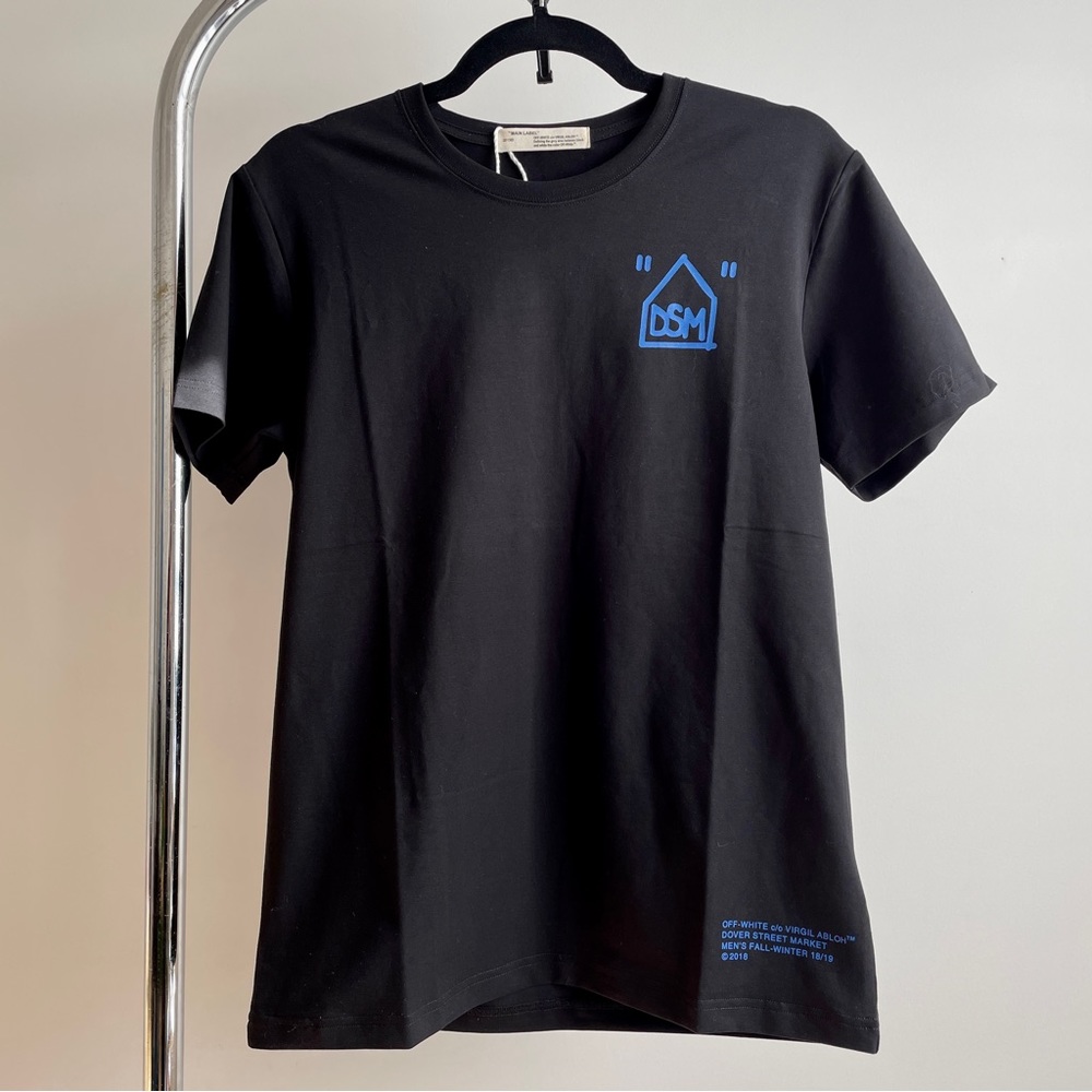 OFF-WHITE c/o Virgil Abloh x DSM Black tee